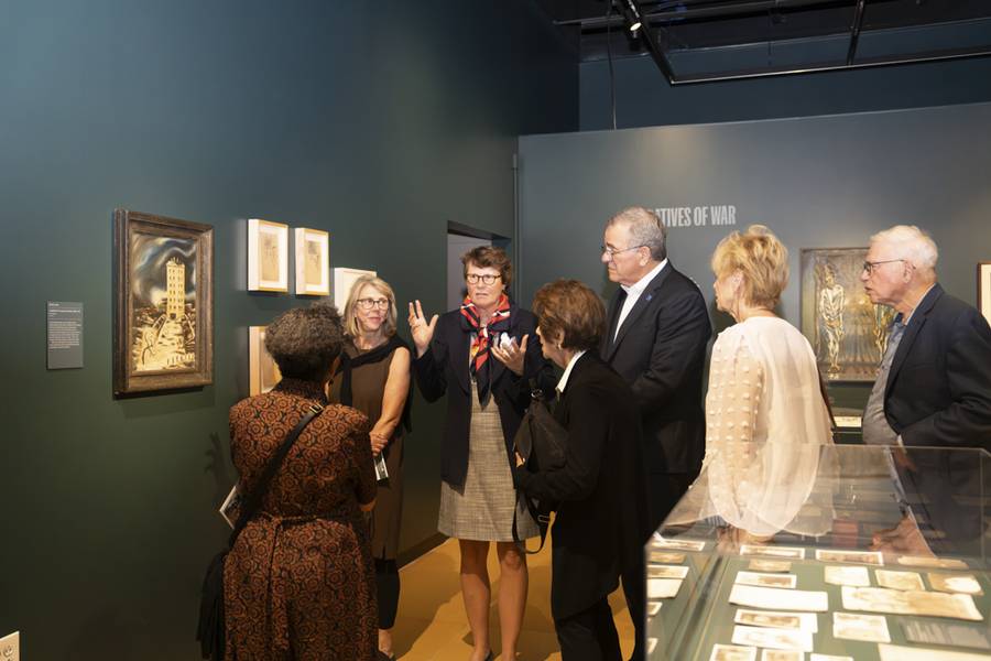 The opening of 'Boris Lurie: Nothing to Do but to Try'